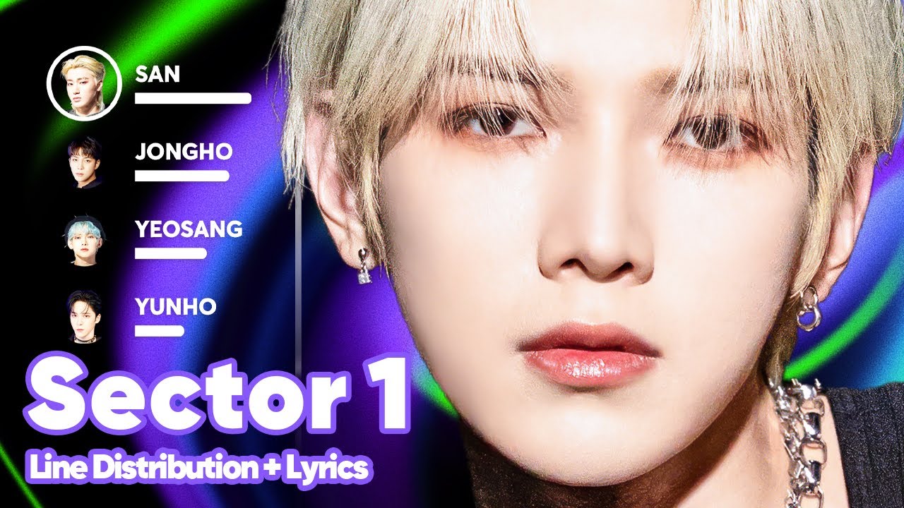 ATEEZ - Sector 1 (Line Distribution + Lyrics Karaoke) PATREON REQUESTED
