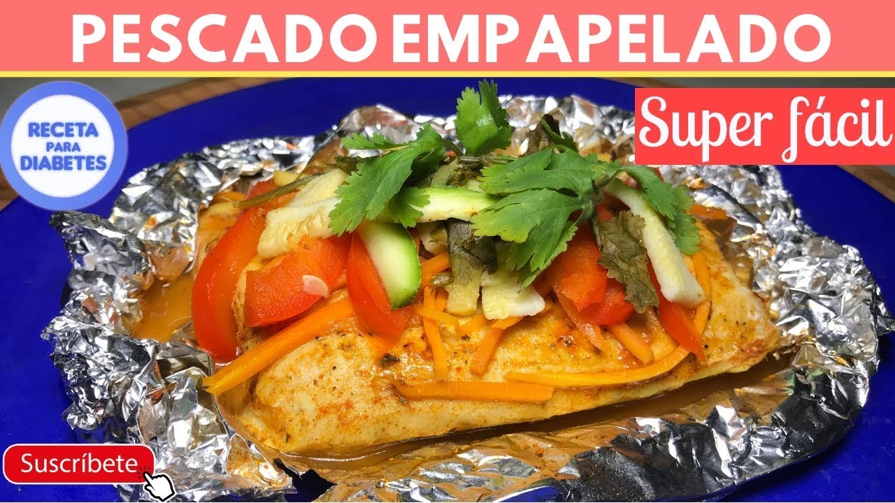 Pescado empapelado receta light | Cocina de Addy