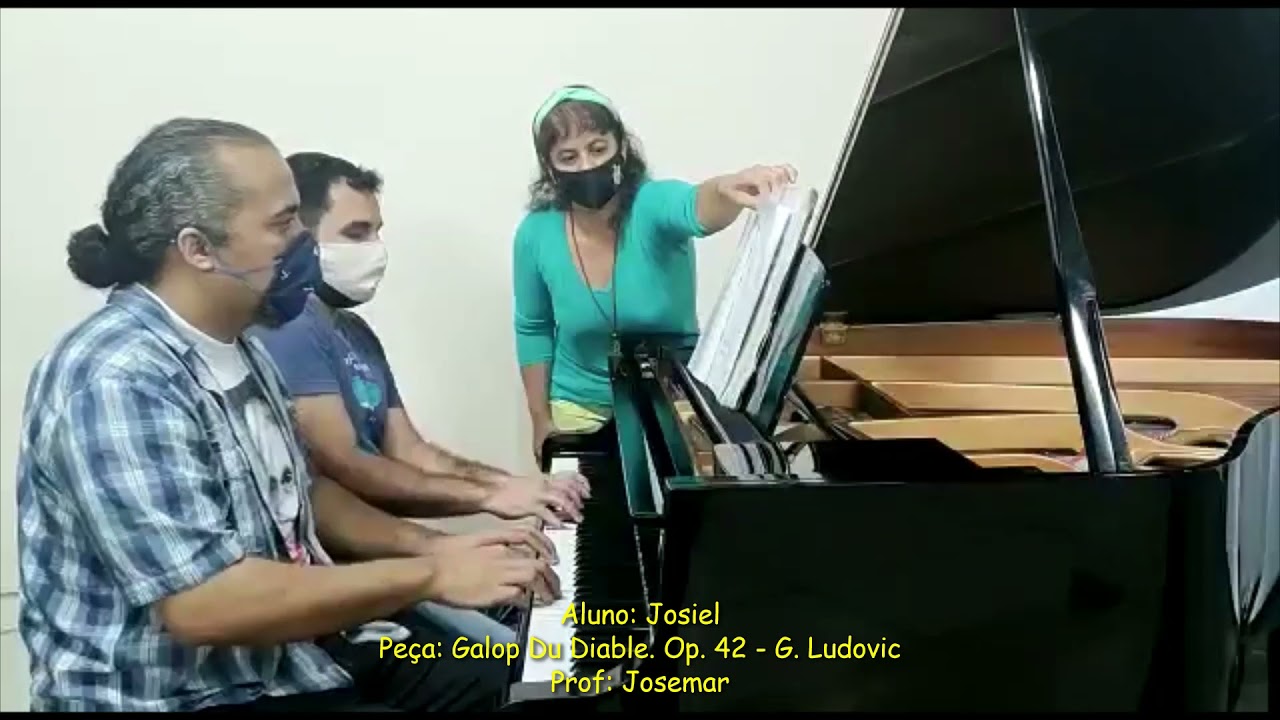 Prof: Piano - Josemar. Aluno: Josiel Carlos. Peça: Galop Du Diable: Op. 42 