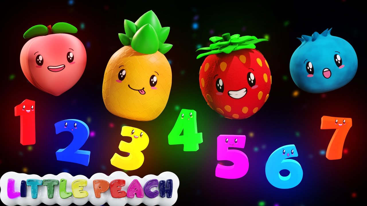Dancing Fruit & Numbers PARTY 🍍🍑🍓🍉 | Baby Sensory