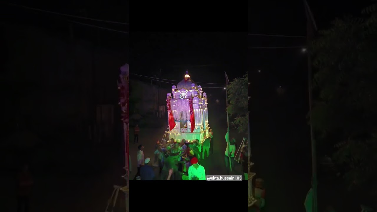 👑 #muharram #india #karbala #hussaini #yahussain #tajiya #allah #shorts #reels #youtube #tranding