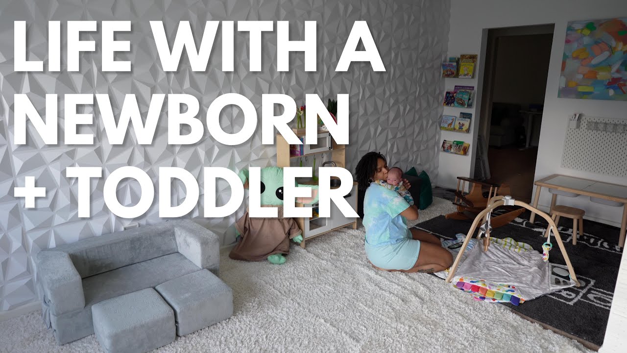 DITL OF A SAHM OF A NEWBORN & 2YR OLD || THE DECKS