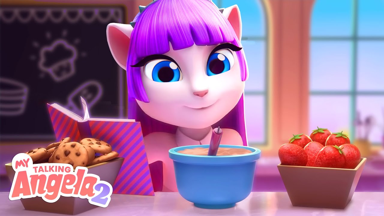 Bake with Me! 🧁🎂 My Talking Angela 2 Trailer Compilation