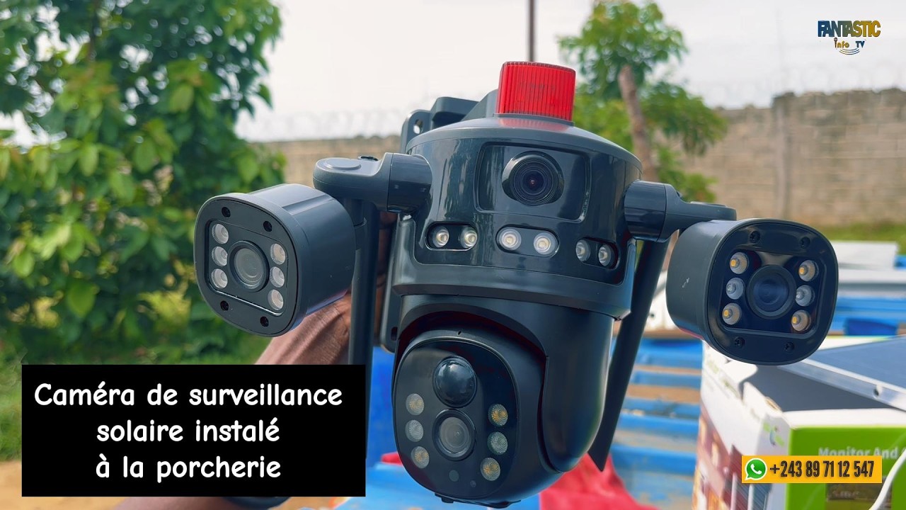 DEPUIS LONDRES, IL INSTALE LA CAMERA DE SURVEILLANCE AUTONOME 4G A SA FERME (NDAKU YA PEMBE)