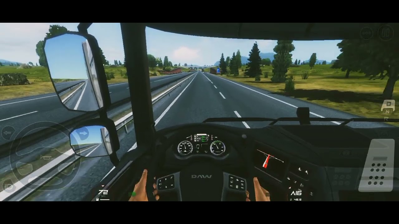 еду домой на DAF XF106)