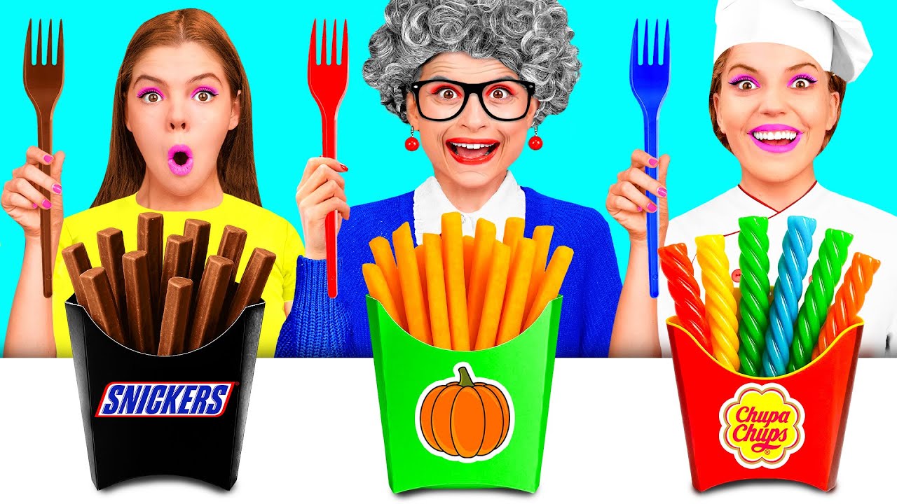 Ich vs Oma: Koch-Challenge | Lustige Essensrezepte