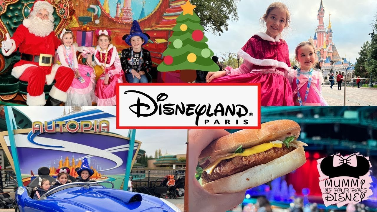 Meeting Santa 🎅🏻 Special Birthday at Disneyland Paris 💝 Shows Parades & Rides Vlog Series Episode 6