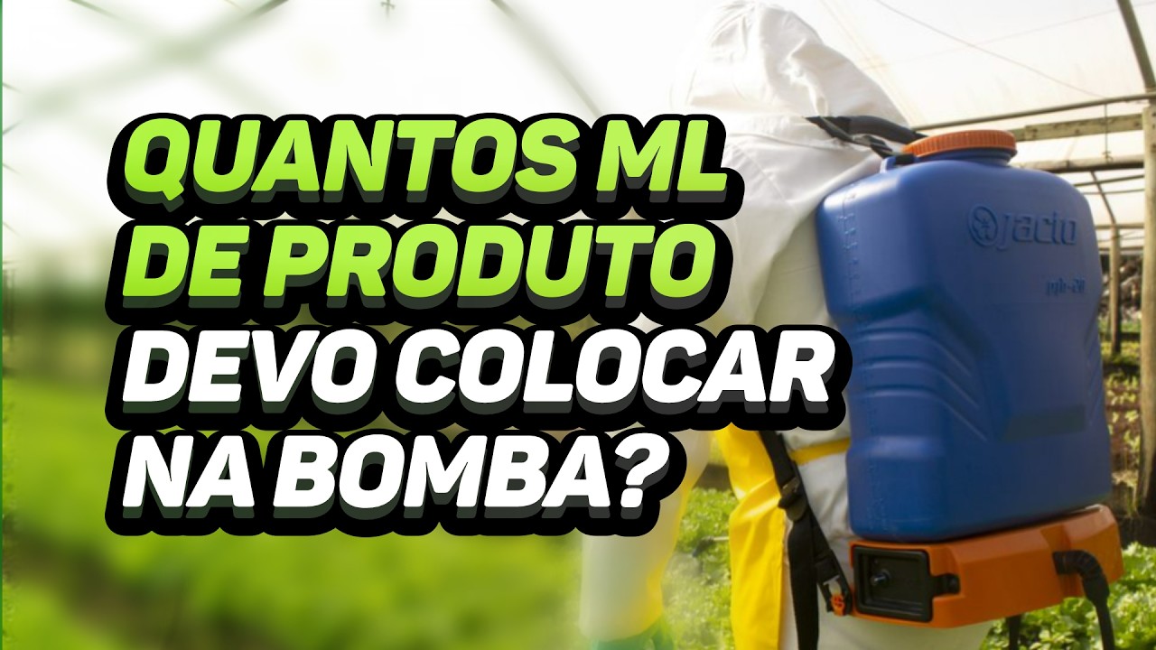 C&Aacute;LCULO DE DEFENSIVOS AGR&Iacute;COLAS, L/ha para ml/bomba | Perguntas T&eacute;cnicas