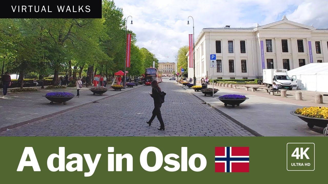 🇳🇴 Oslo in May. A walk in Norways capitol Oslo on an ordinary day in May. 🇳🇴