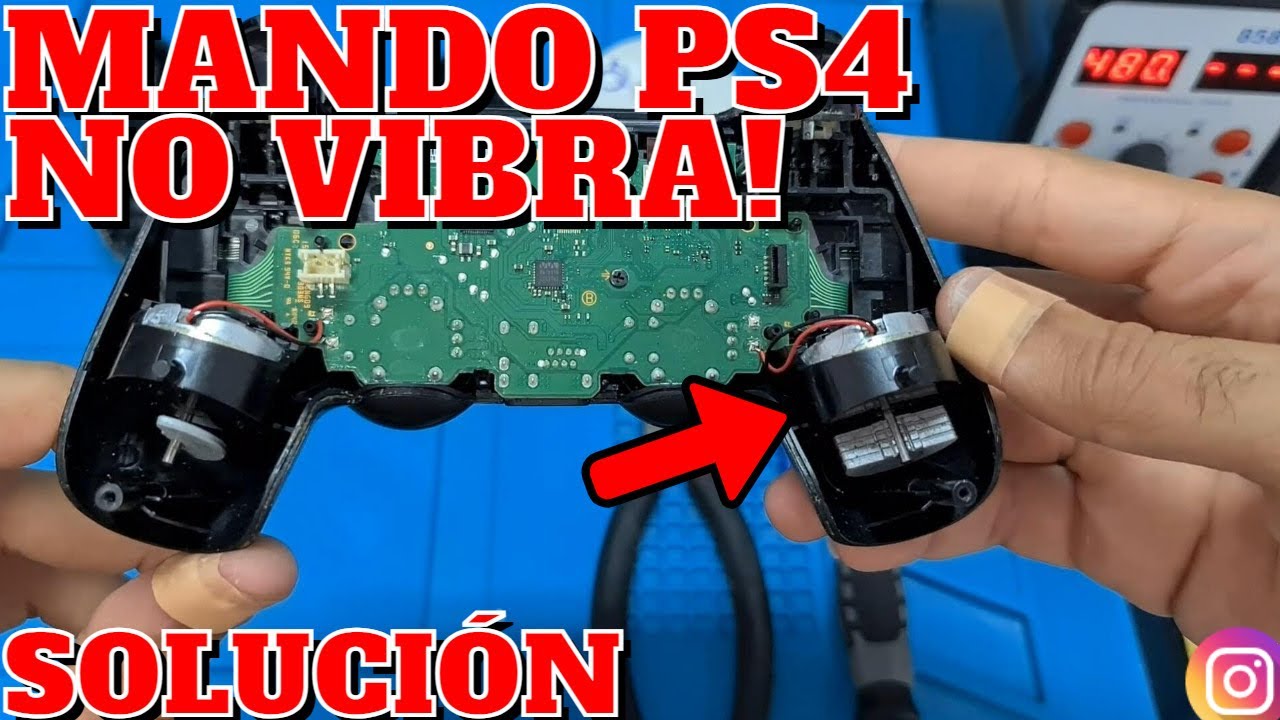 Mando PS4 Falla Vibrador (Solución) // Reparación Paso a Paso