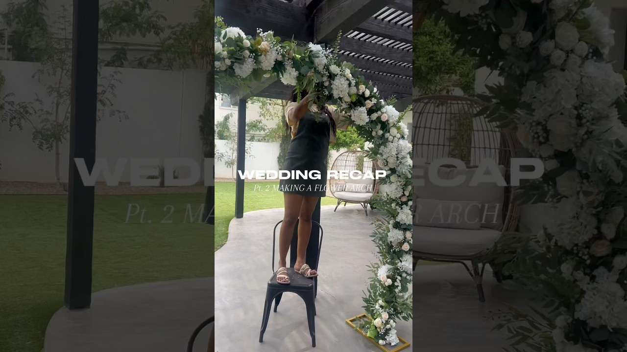 DIY: Wedding Flower Arch! #weddingsnz #weddinghacks #diyflowerarch