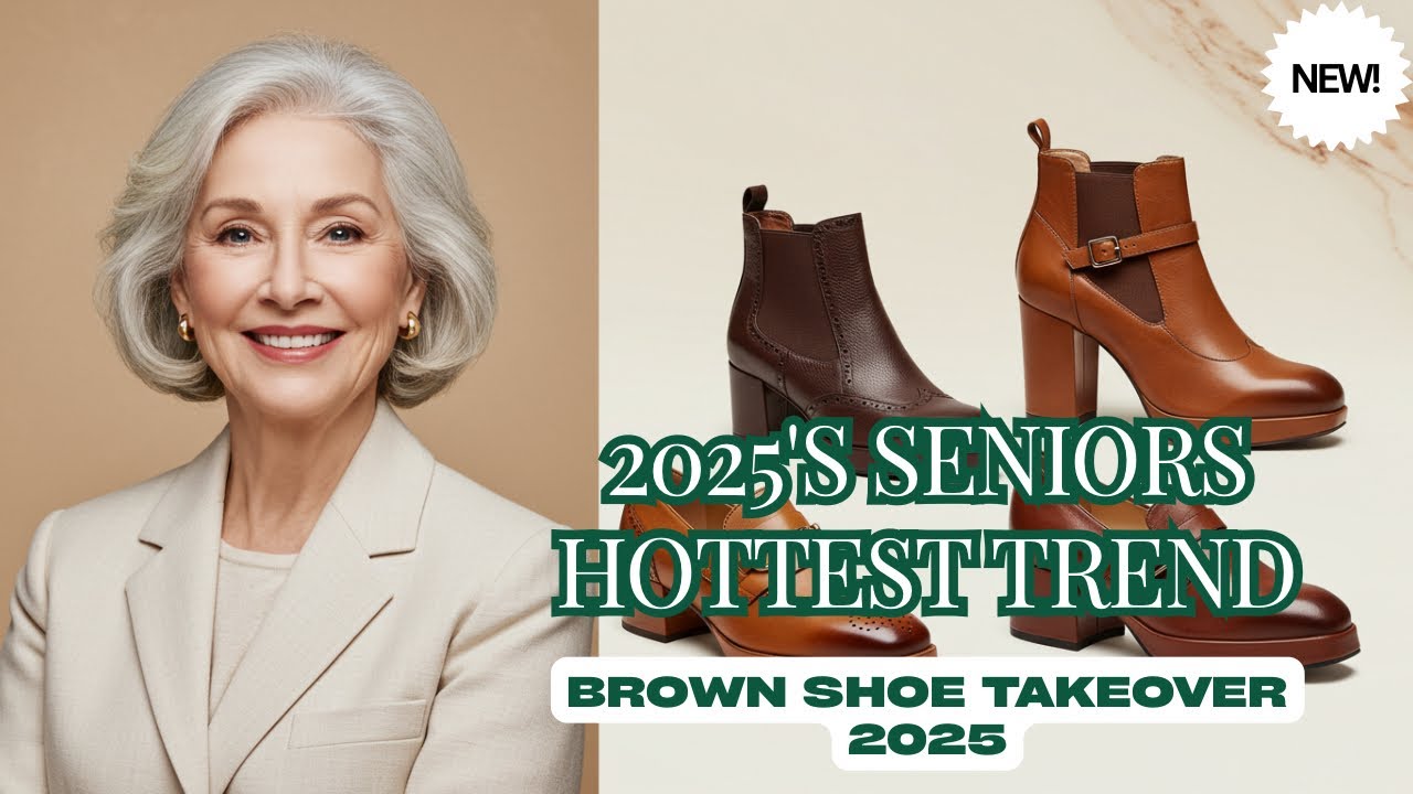 2025's 10 Shoe Trends for Fall and Winter 👠: Perfect for Seniors 🍁 | Brown is the Color This Year. 