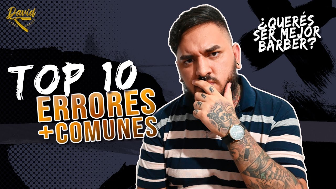 10 ERRORES típicos en BARBEROS y ESTILISTAS ✅ (+ CONSEJOS)