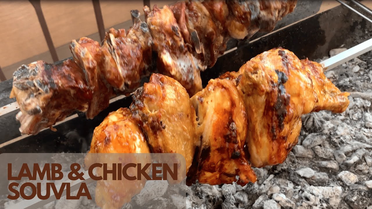 How to Make Authentic Lamb and Chicken Souvla | Traditional Cypriot BBQ Recipe | Easy Cooking