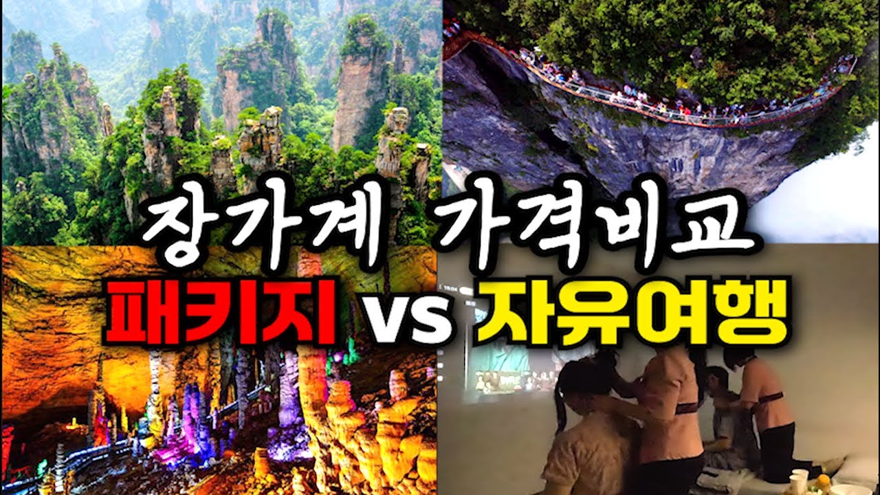 장가계 자유여행 경비 총 정리! 패키지 여행과 가격 비교해보기_[중국, 장가계] 【세계여행111】