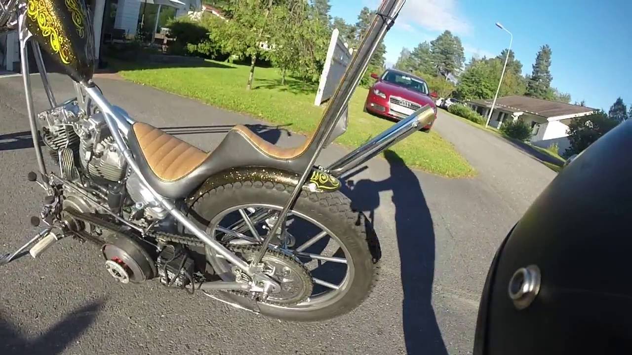 Shovelhead hippie chopper ride