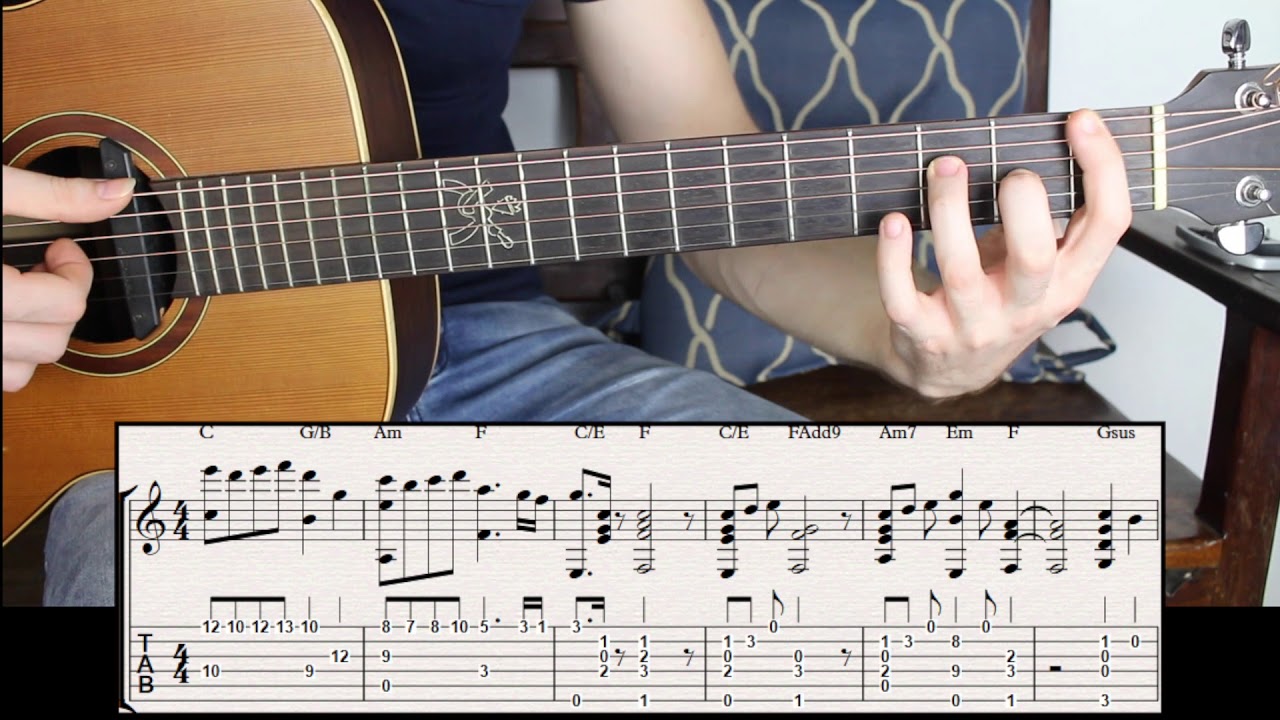 The Most Sentimental Chord Progression in C major I Know | Fingerstyle Guitar Lesson