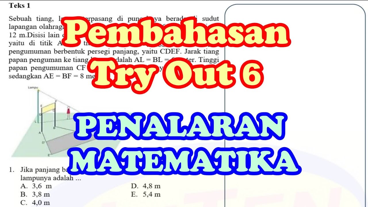 PEMBAHASAN PENALARAN MATEMATIKA TO 6