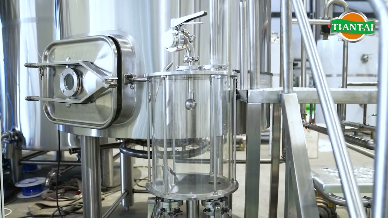 Tiantai turn key craft beer brewing solution: 1000L brewery equipment #brewing #brewery #equipment