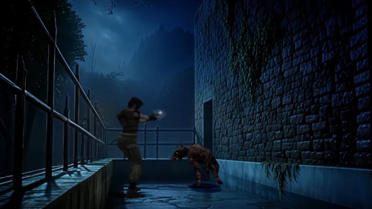 A Resident Evil 1 texture replacement mod like you have never seen before(Duckstation Emulator)
