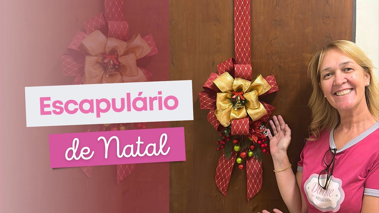 Como fazer Escapulário de Natal