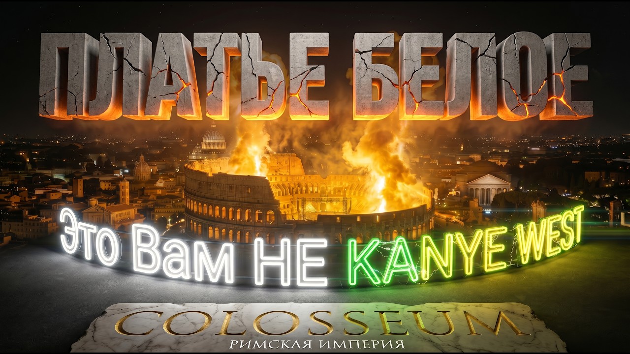 KANYE WEST плакал, когда услышал этот AI Cover 🎸 Платье Белое | Colosseum | BMAI-ART