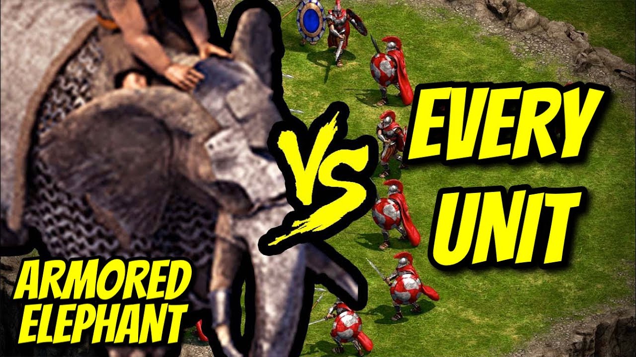 ARMORED ELEPHANT vs EVERY UNIT | Age of Empires: Definitive Edition