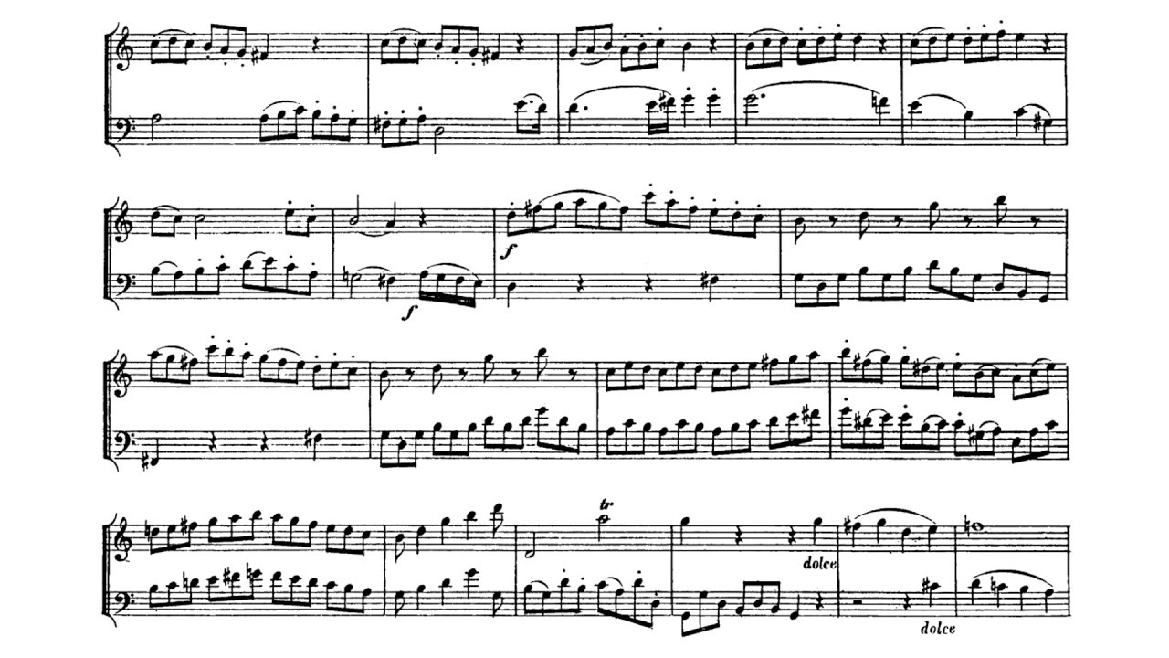 Ludwig van Beethoven - Duets for Clarinet and Bassoon, WoO 27 audio+sheet music