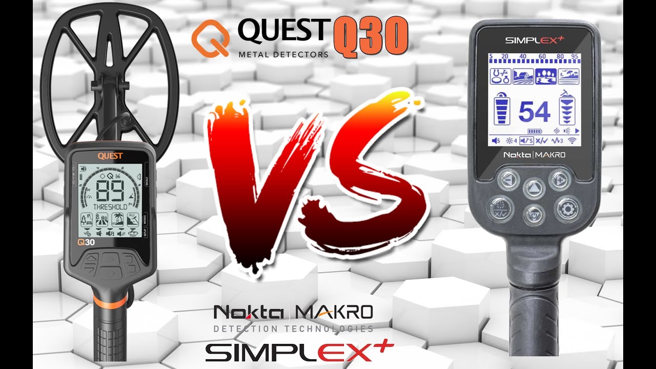 Quest Q30 VS NoktaMakro SIMPLEX+ -ROUND 1-  Por&oacute;wnanie pracy program&oacute;w All Metal i GOLD-2.