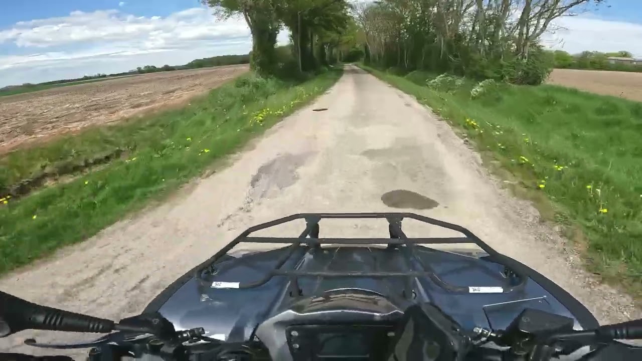 Balade en kymco MXU 500
