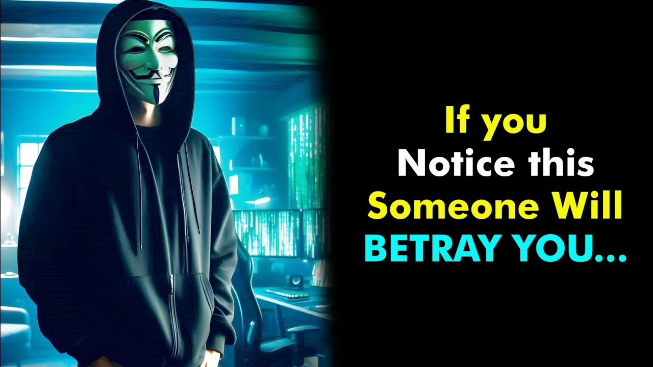 If You Notice This, Someone is Planning to BETRAY You! | Stoic Philosophy