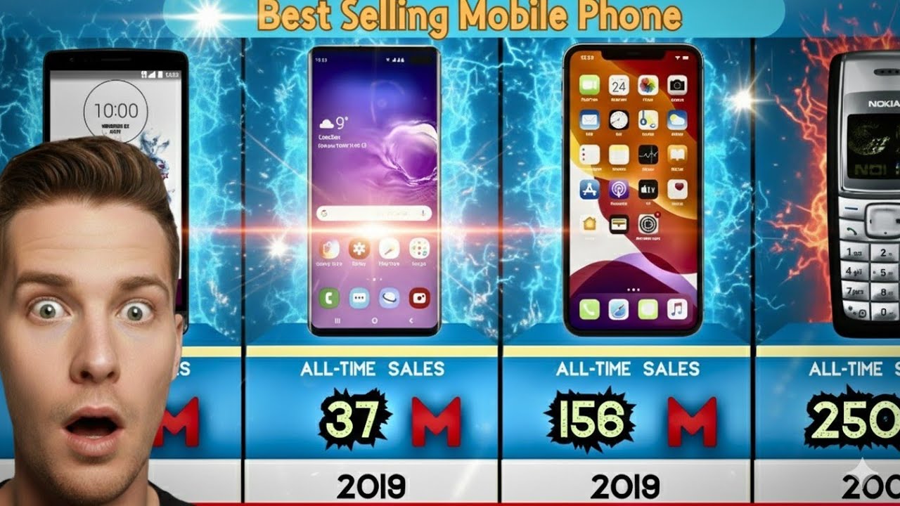 Best Selling Mobile Phones (1996-2024) - Ranking History