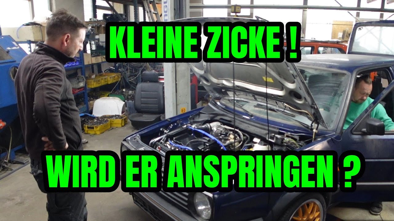 Turbo-Gockel - Kleine Zicke ! Wird der vr6 Turbo Anspringen ??