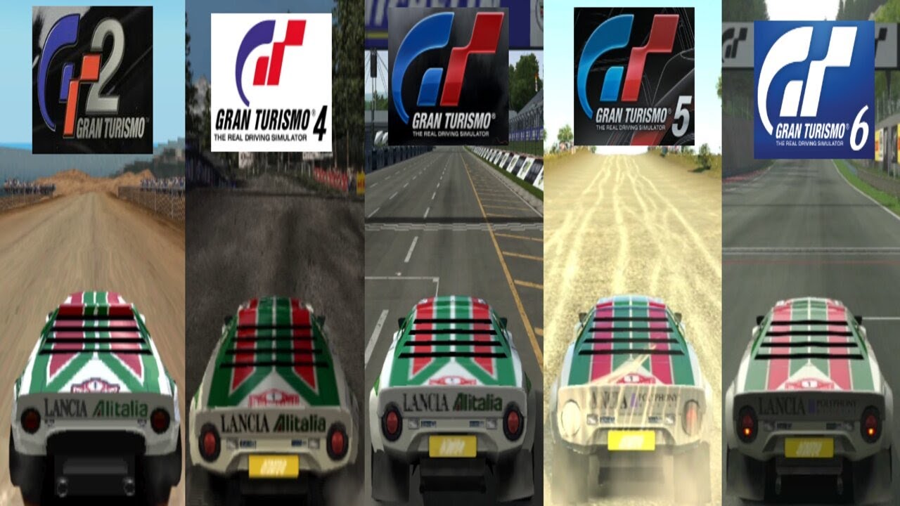 Evolution of the Lancia STRATOS Rally Car in Gran Turismo