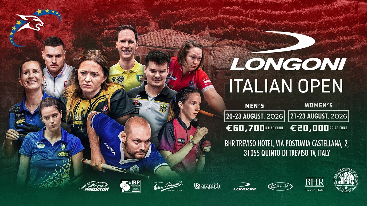 T1 ▸ DAY 4 ▸ Predator Euro Tour ▸ Longoni Italian Open 2026 - Part 1