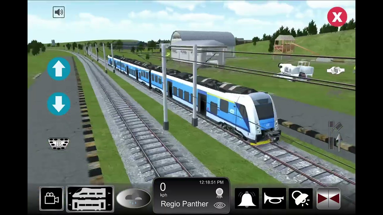 Low platform train full line