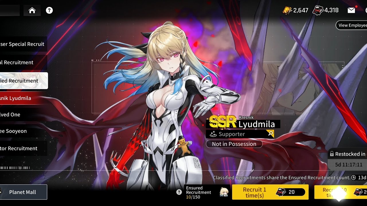 ALL IN FOR Awakened Lyudmila in Counter Side!*