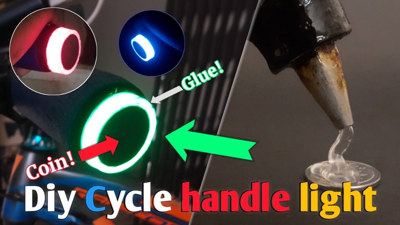 How to make Cycle Bar End light || Diy cycle handle light || ILHAM DIY
