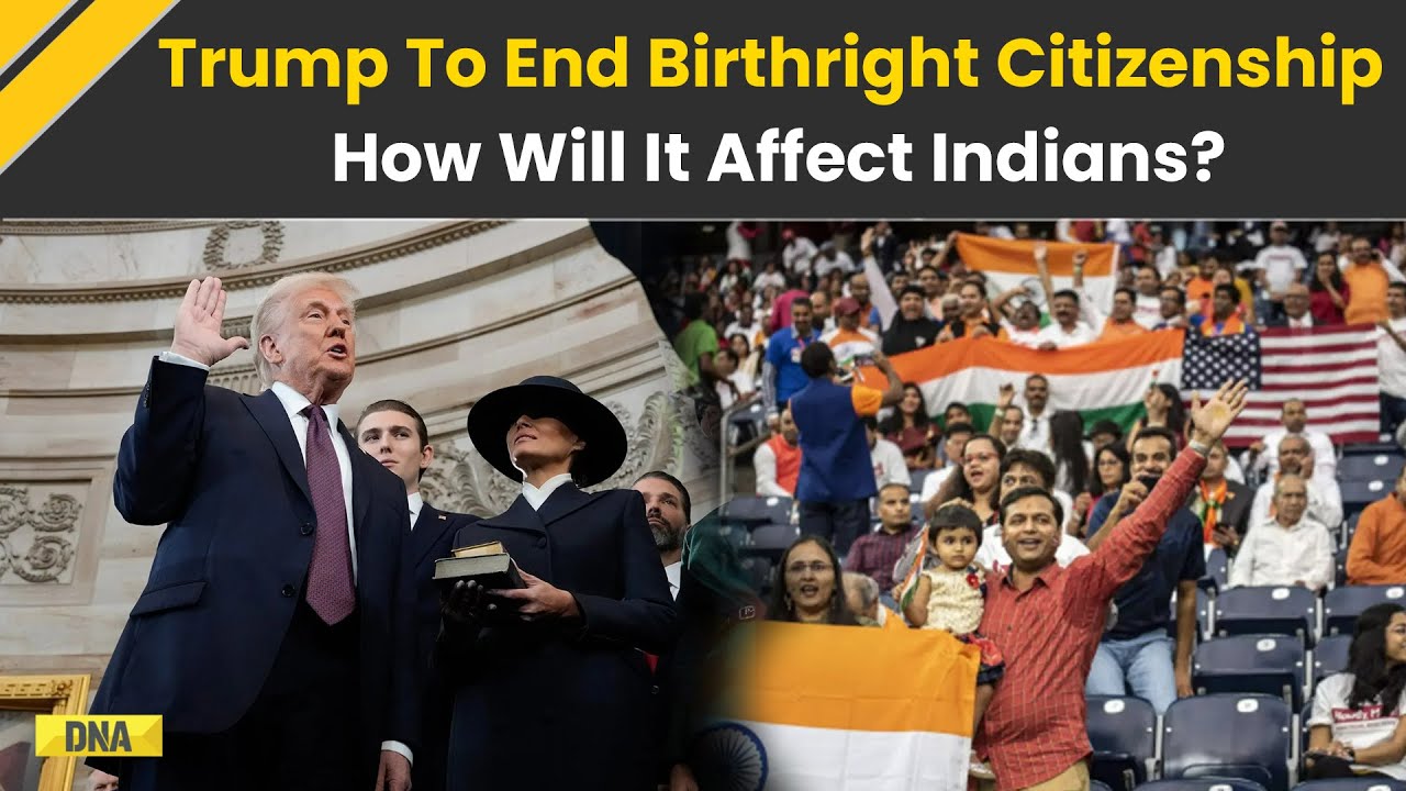Trump News: Donald Trump Ends Birthright Citisenship, How Will It Affect Millions Of Indians In US