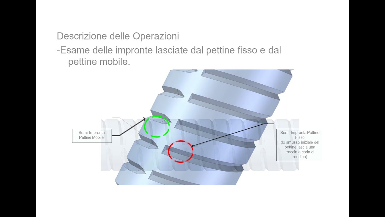 Messa in fase pettini Stampatrice