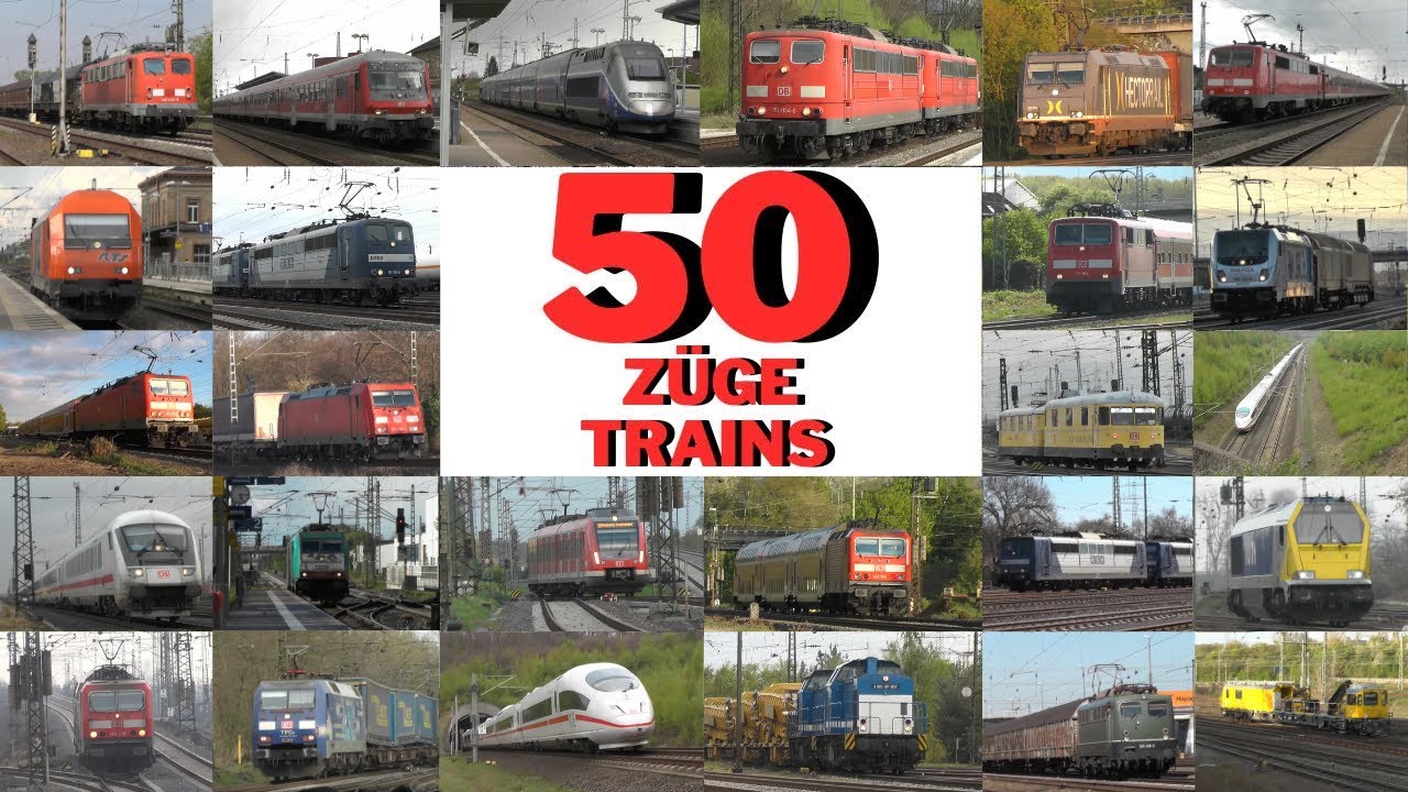 🔴 Erlebe 50 Züge an verschiedenen Orten 🔴