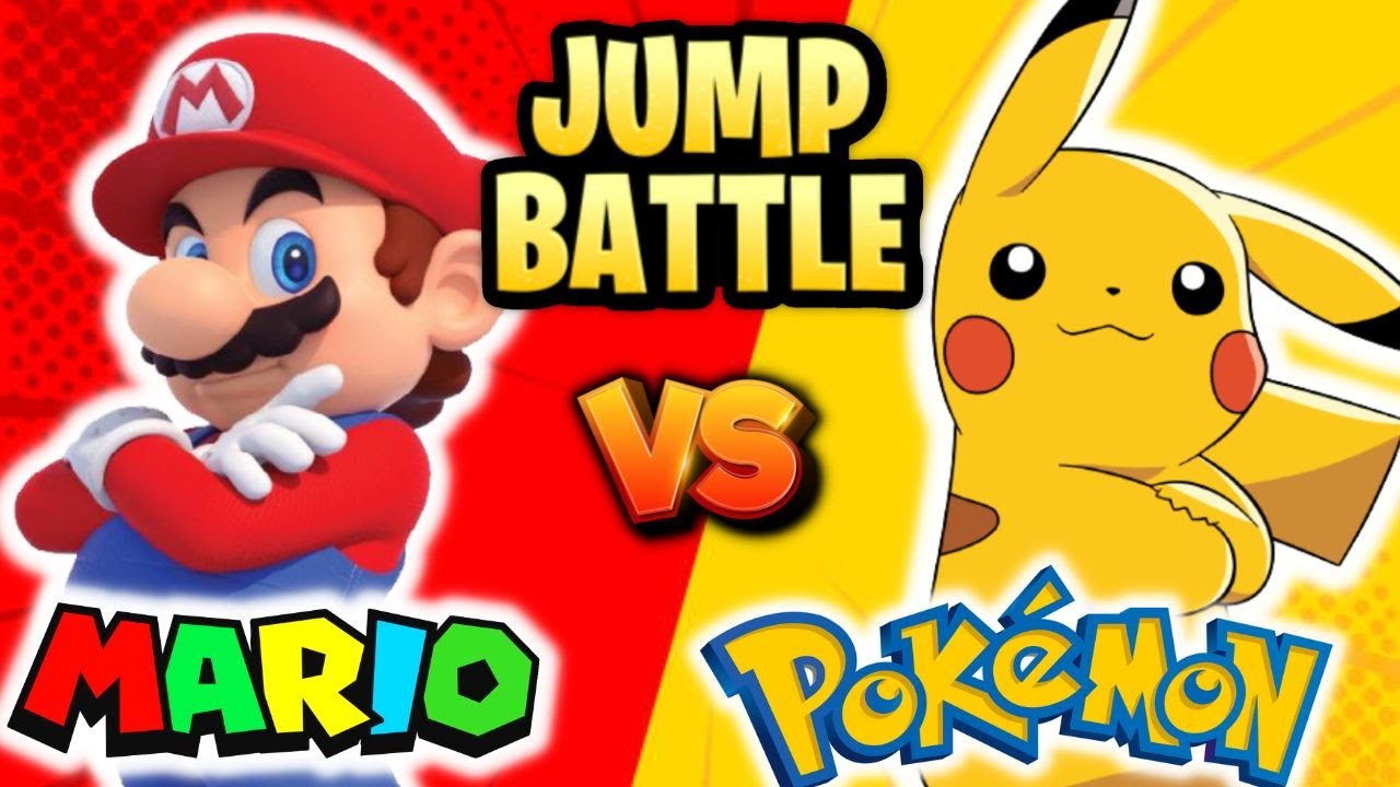 Pokemon vs Mario Jump Battle | Brain Break | Just Dance | Mario Run