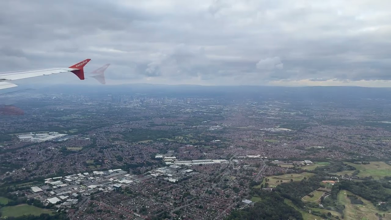 Landing at Manchester Airport (IOM-MAN/August 2025)