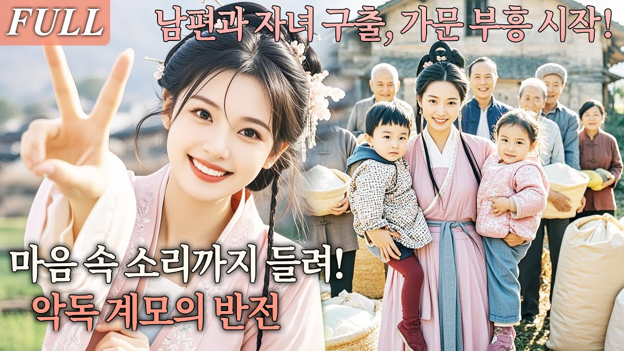 [FULL] 마음을 읽는 계모, 가족의 숨은 마음까지 들으며 가문을 살리고 모두를 제압하며 대역전 시작! #드라마 #shortdrama #kdrama