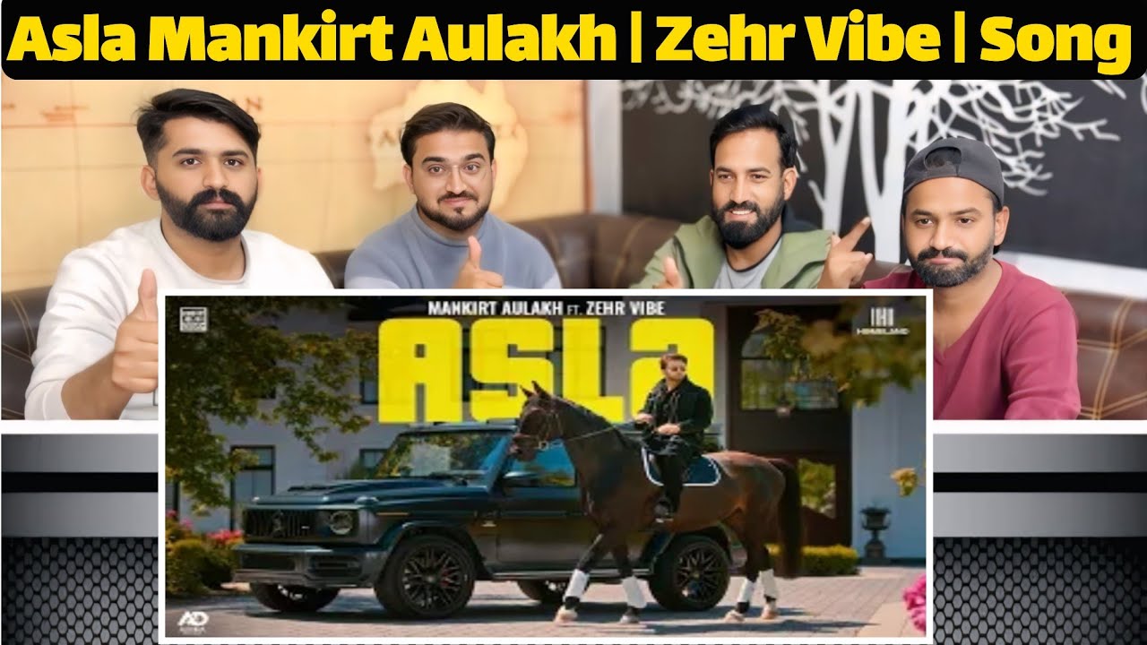 Asla (Official Video) Mankirt Aulakh | Zehr Vibe | New Punjabi Song 2026 - Mankirt Aulakh