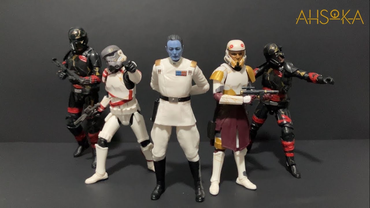 Black Series Thrawn and Night Troopers Review 