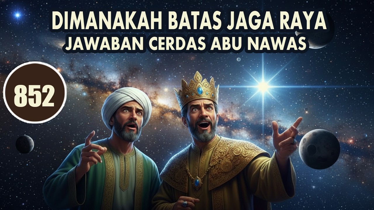 DITANYA DIMANAKAH BATAS JAGAT RAYA? JAWABAN ABU NAWAS BIKIN RAJA TERCENGANG - HUMOR SUFI