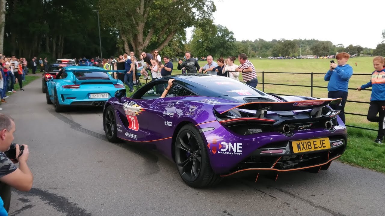 Cannonball 2019, SUPER CARS LEAVING, AWESOME ACCELERATIONS & SOUNDS!