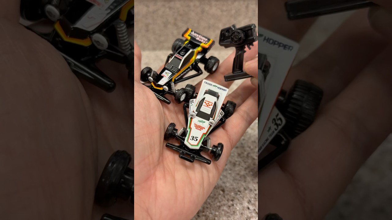 TOMICA X TAMIYA The Hornet & The Grasshopper 2WD RC buggies from 1984! #tamiya #tomica