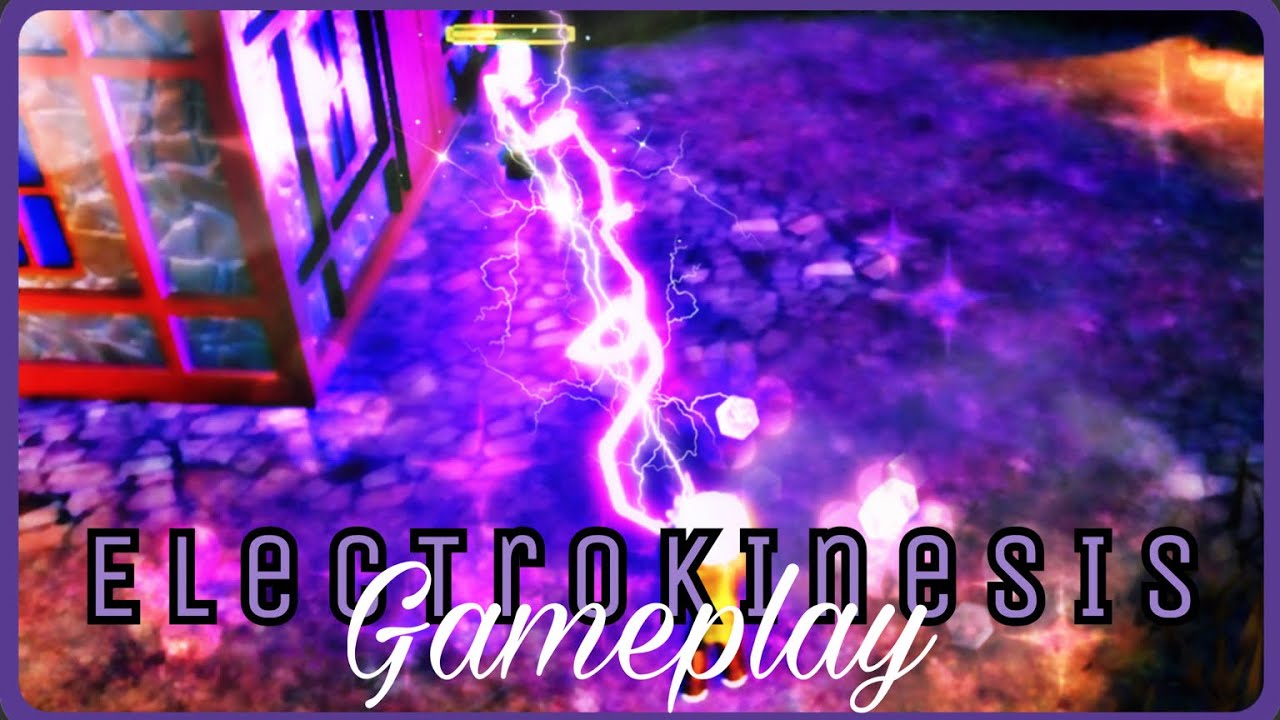 Electrokinesis Gameplay! || The Kinetic Abilities|| Roblox||